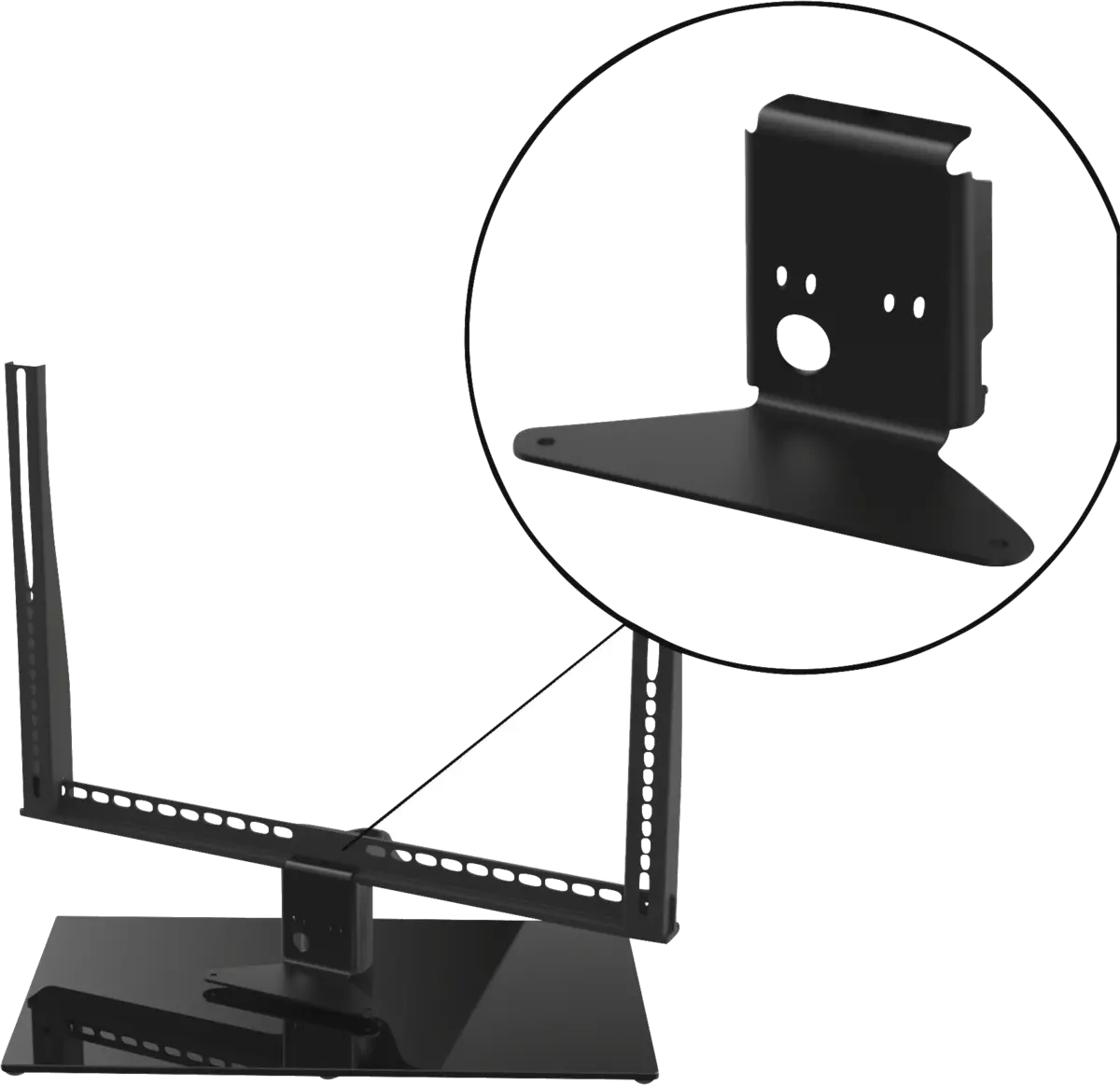 Module voor Sonos BEAM op Cavus tafelstandaard