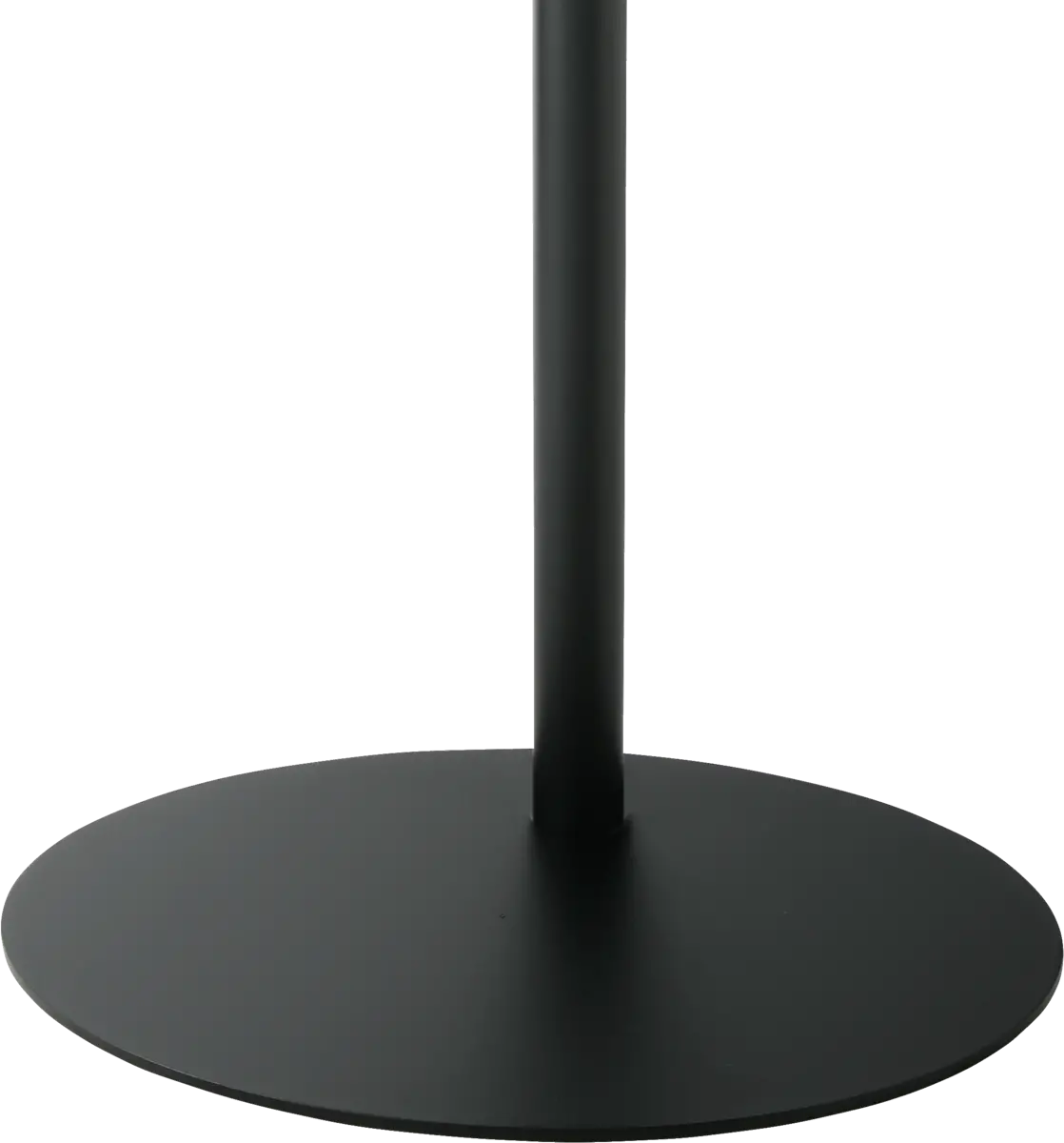 CAV-F41 Voet 70x45cm ovaal zwart staal