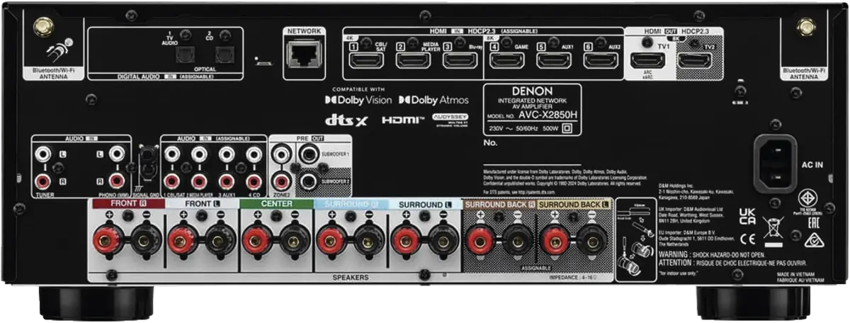 AV Amplifier AVC-X 2850H