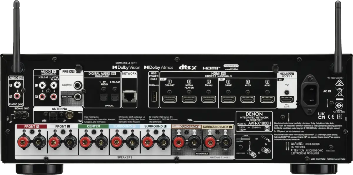 AV Receiver AVR-X1800H