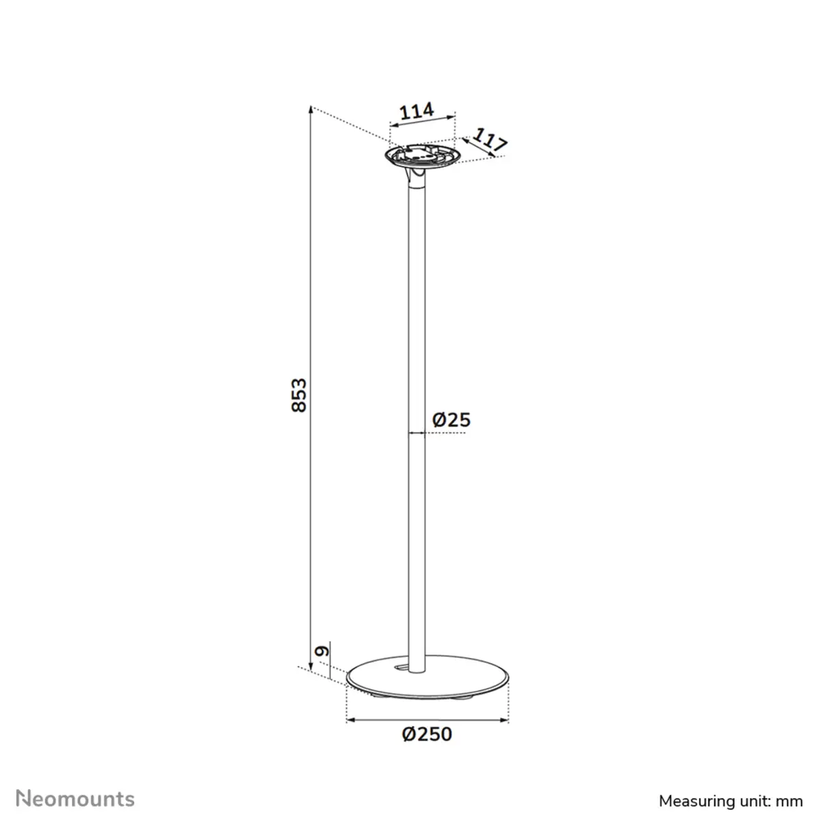 Speaker stand for Sonos Era 100