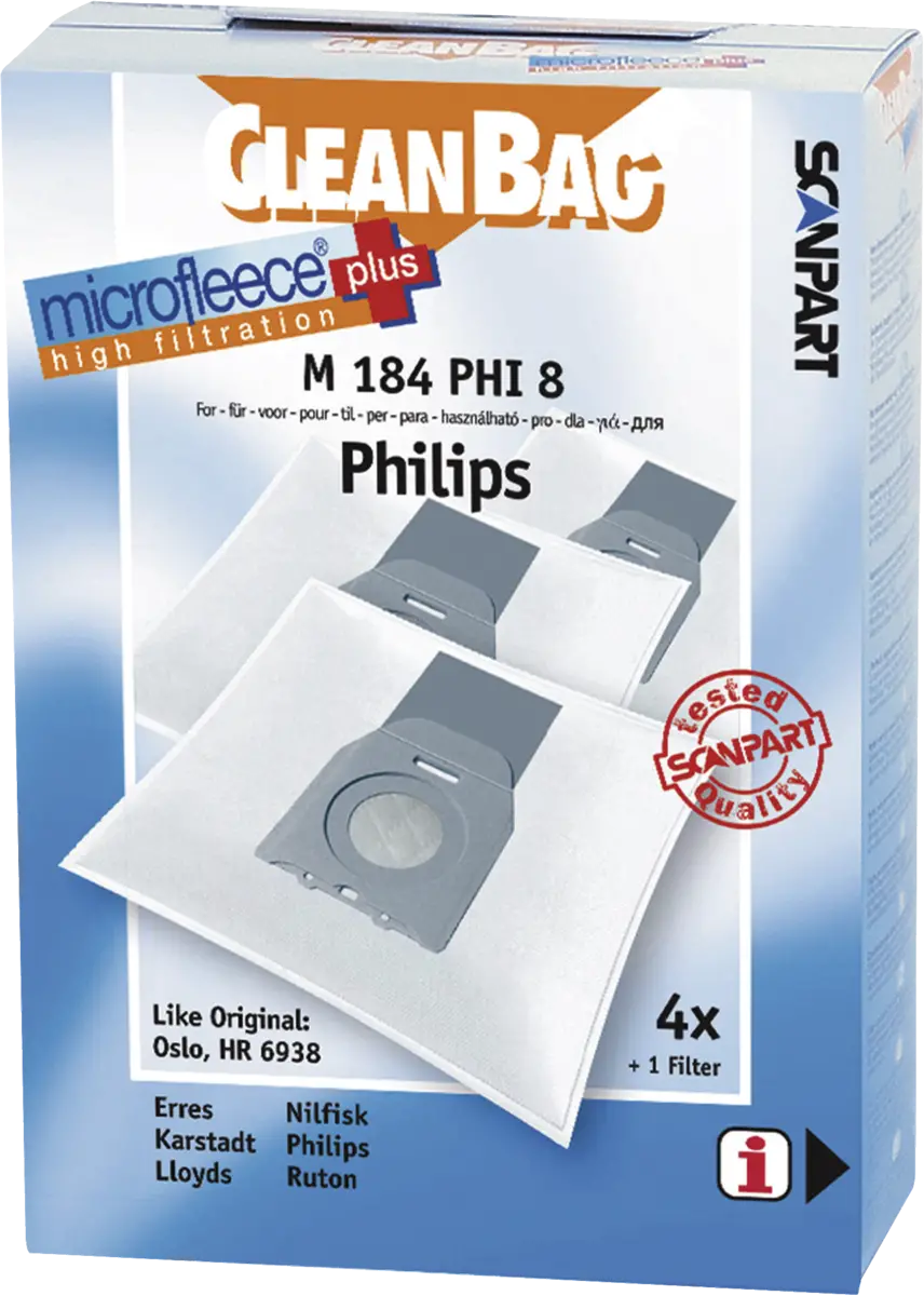 2682208184 Stofzak Philips Oslo+ Micro+