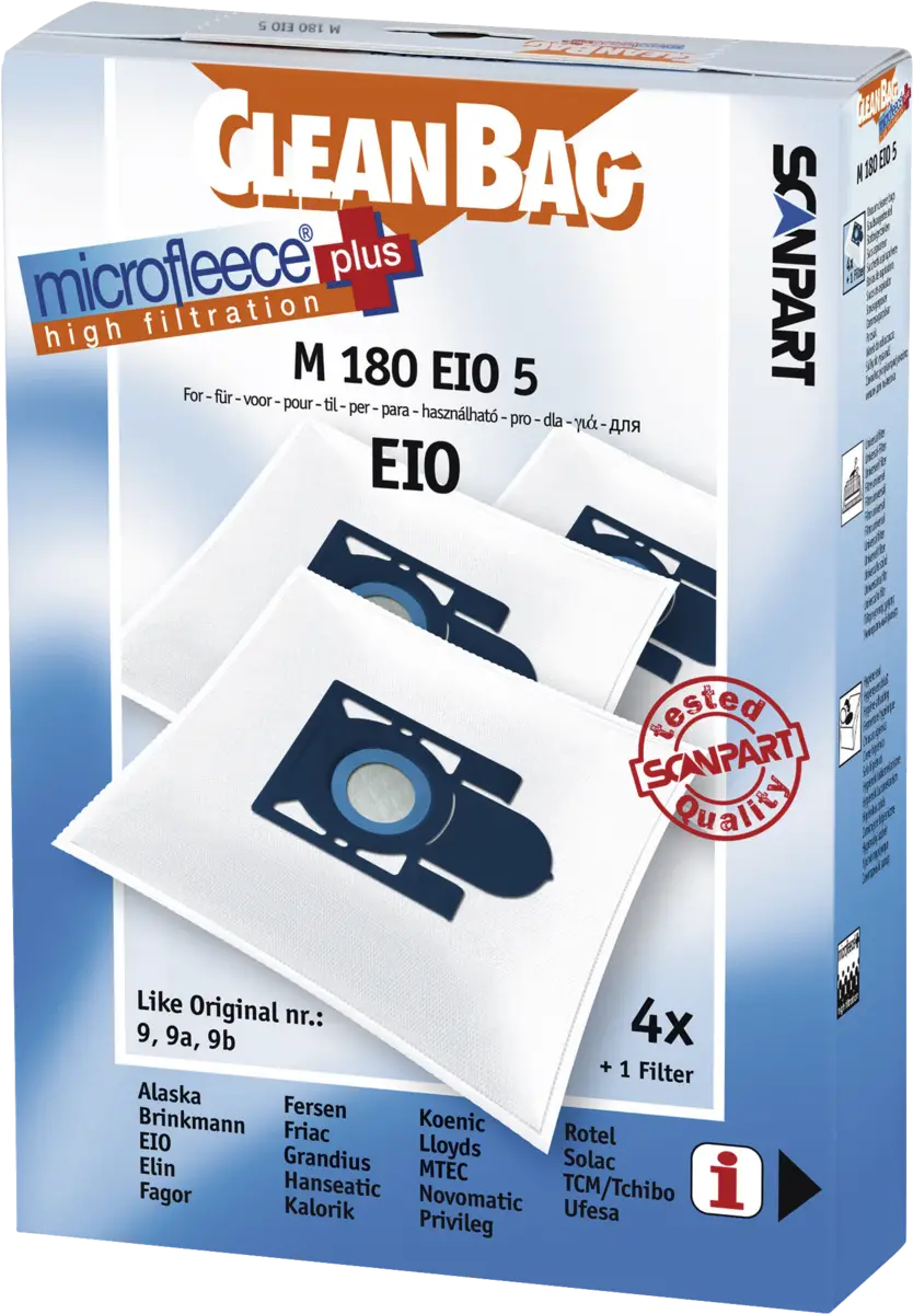 2682227180 Stofzak Ecoline TCS1400 micro+