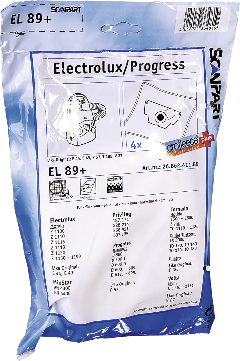 2686241189 Stofzak Electr. Mondo micro+