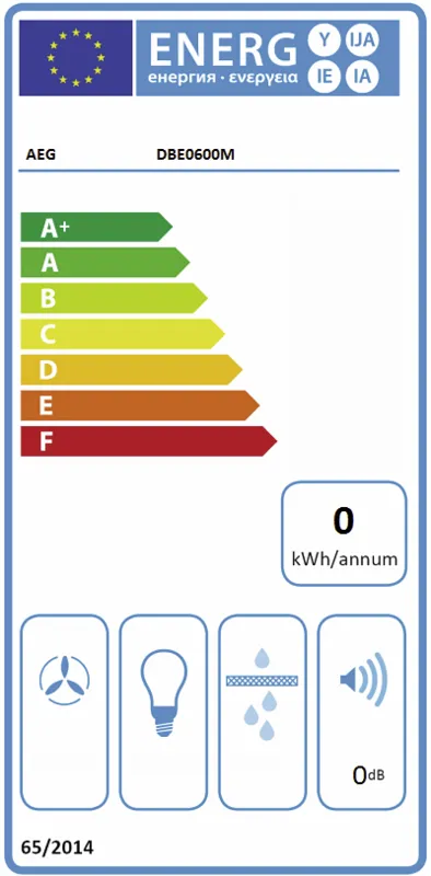 AEG DBE0600M energielabel