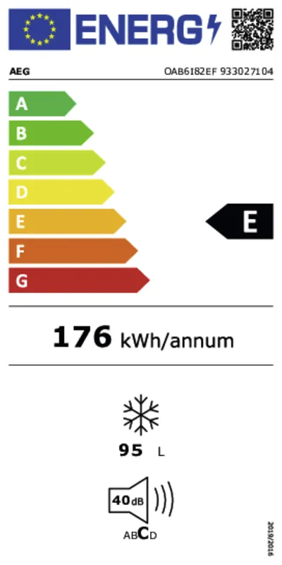 AEG OAB6I82EF energielabel