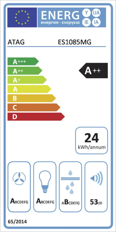 ATAG ES1085MG energielabel