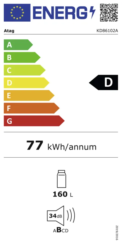 ATAG KD86102A energielabel