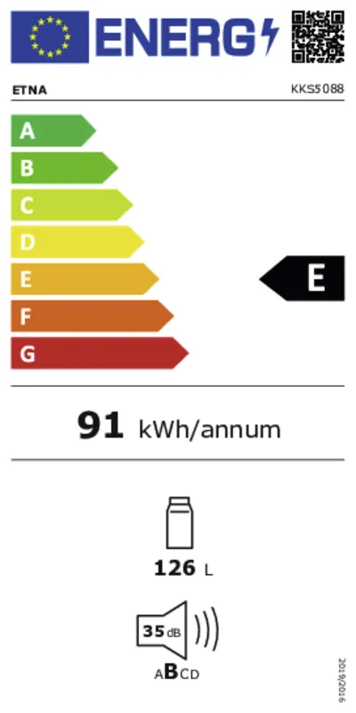 Etna KKS5088 energielabel