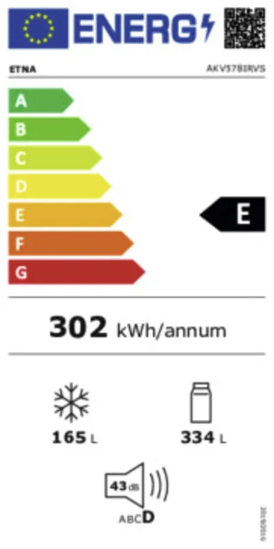 Etna AKV578IRVS energielabel