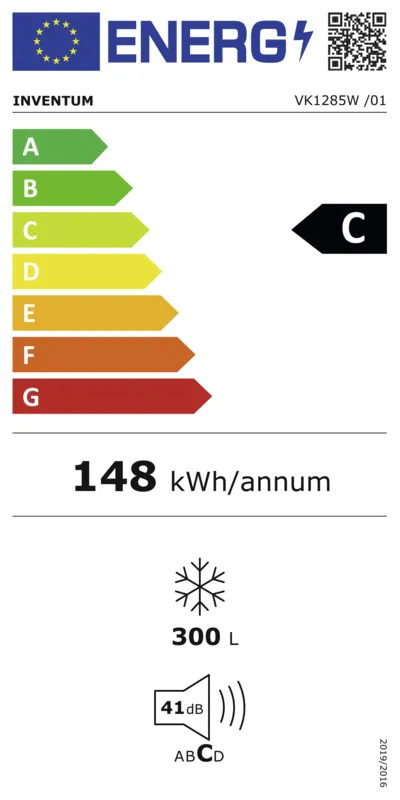 Inventum VK1285W energielabel