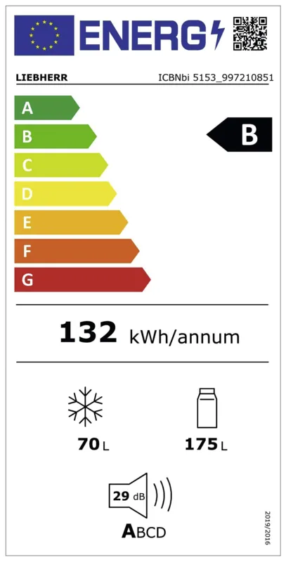 Liebherr ICBNbi 5153-20 energielabel
