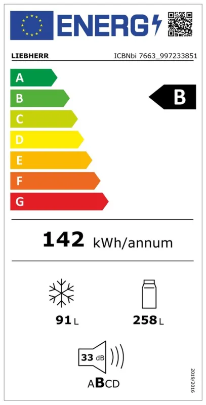 Liebherr ICBNbi 7663-20 energielabel