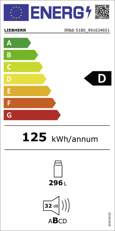 Liebherr IRBdi 5180-20 energielabel
