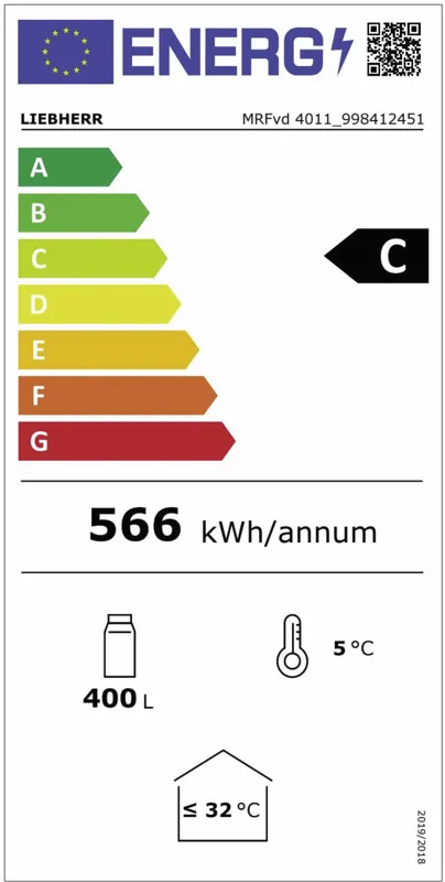 Liebherr MRFvd 4011-20 energielabel