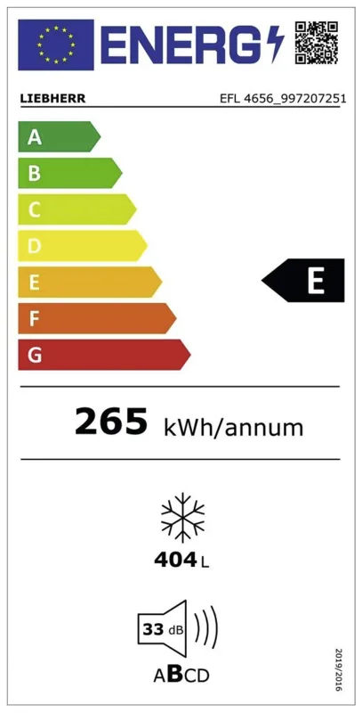 Liebherr EFL 4656-21 energielabel