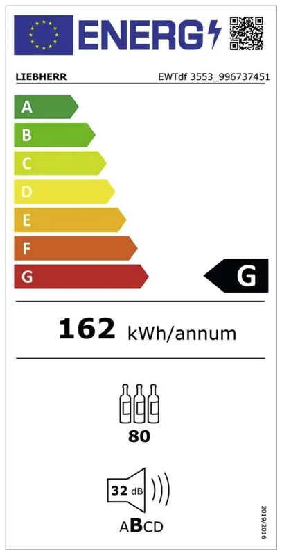 Liebherr EWTdf 3553-26 energielabel