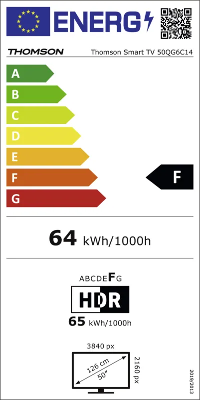 Thomson 50QG6C14 energielabel