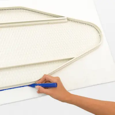 Viltlaag E, 135x49cm
