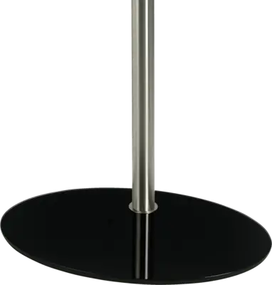 Cavus CAV-F42 Voet 70x45cm ovaal zwart glas