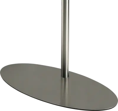 Cavus CAV-F60 Voet 98x45cm ovaal RVS voor 80mm kolom
