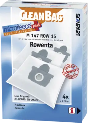 CleanBag 2682209147 Stofzak Rowenta Artec2 ZR0015