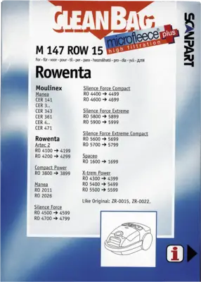 2682209147 Stofzak Rowenta Artec2 ZR0015