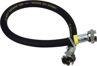 Scanpart GASSLANG 100CM ALU.KOPP. BL