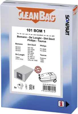 Scanpart 2682084001 Stofzak Bomann CB915-916-919