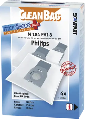 Scanpart 2682208184 Stofzak Philips Oslo+ Micro+