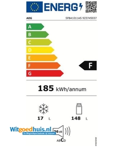 AEG SFB410F1AS inbouw koelkast