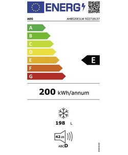 AEG AHB520E1LW vrieskist