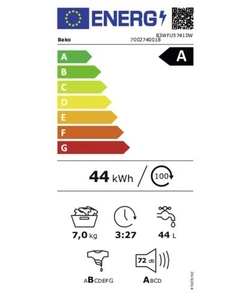 Beko B3WFU57410W wasmachine