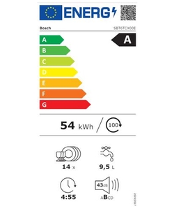 Bosch SBT6TCX00E inbouw vaatwasser