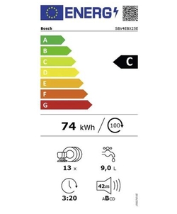 Bosch SBV4EBX25E inbouw vaatwasser