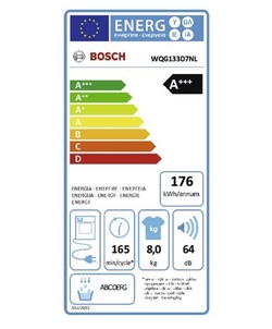 Bosch WQG133D7NL wasdroger