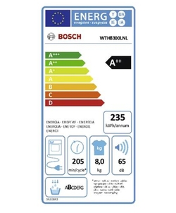 Bosch WTH8300LNL wasdroger