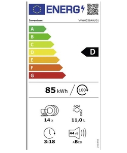 Inventum VVW6036AW vaatwasser