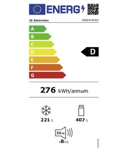 LG GSXE91EVAD koelkast