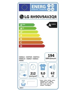 LG RH90V9AV2QR wasdroger