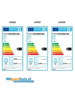 Samsung NV75K5571BS/EF Dual Cook inbouw oven