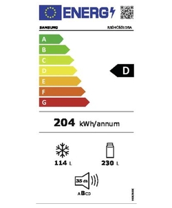 Samsung RB34C601DSA/EF koel / vriescombinatie