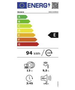 Siemens SN61HX08VE inbouw vaatwasser