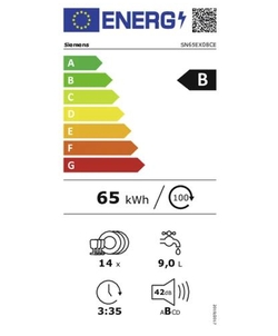 Siemens SN65EX08CE inbouw vaatwasser