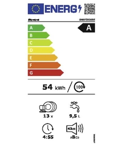 Siemens SN65TX08BE inbouw vaatwasser