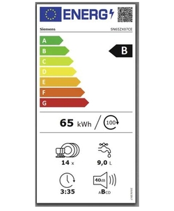 Siemens SN65ZX07CE inbouw vaatwasser